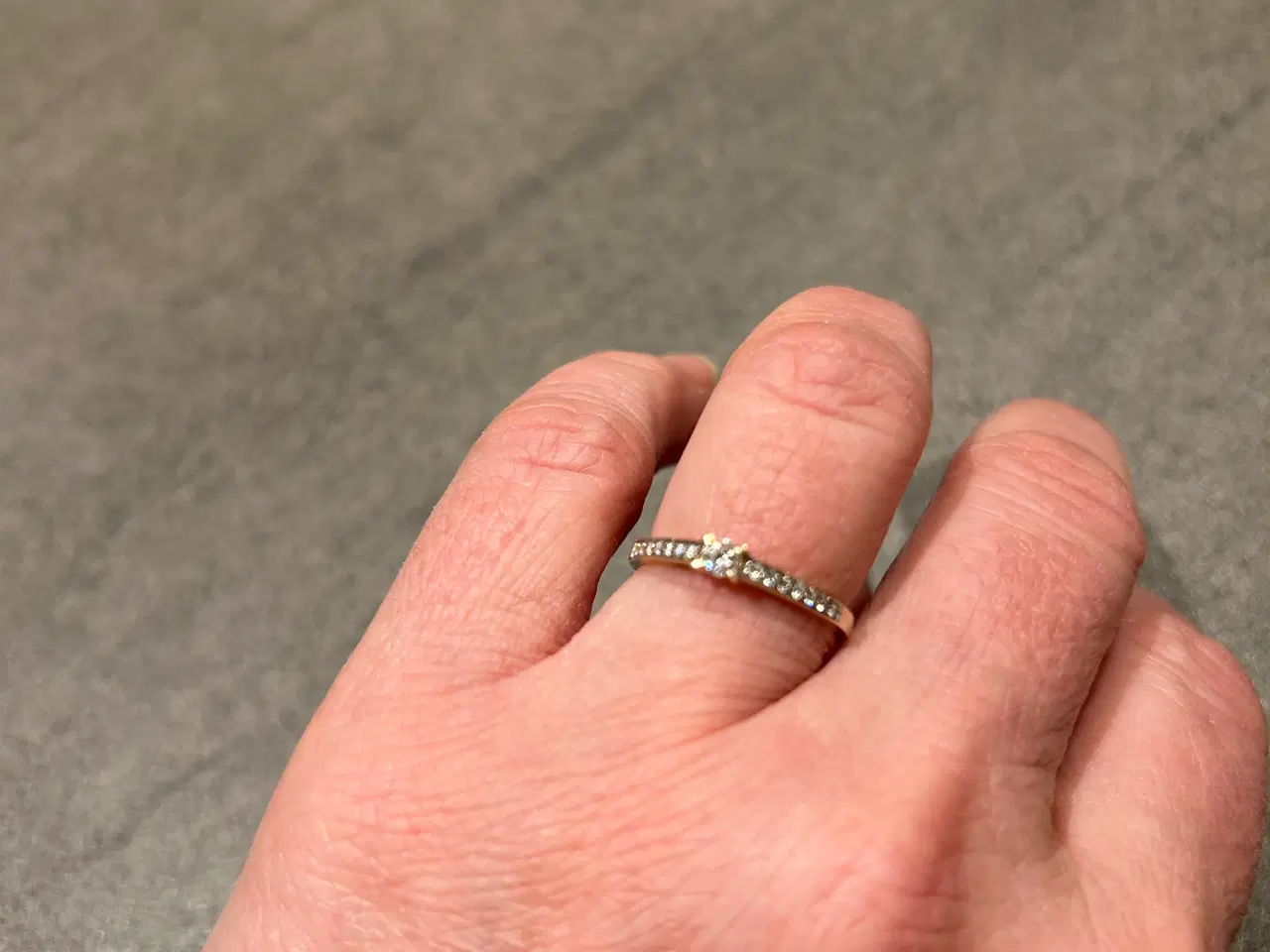 Billede 1 - Diamant fingerring