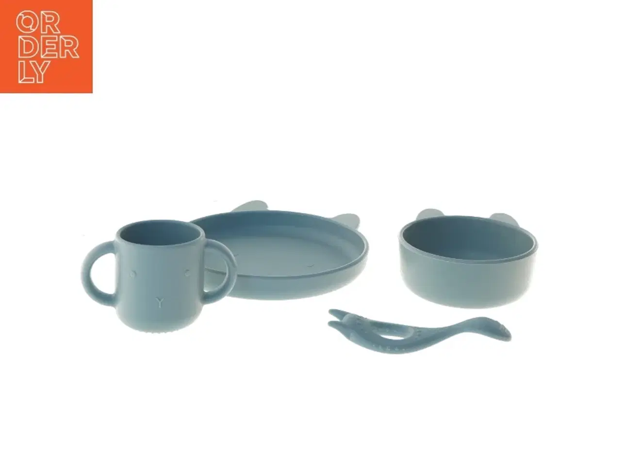 Billede 2 - Børn Spise Kit i Silikone fra Liewood (str. Ø 17,5 & 11,5 & 6,5 cm)