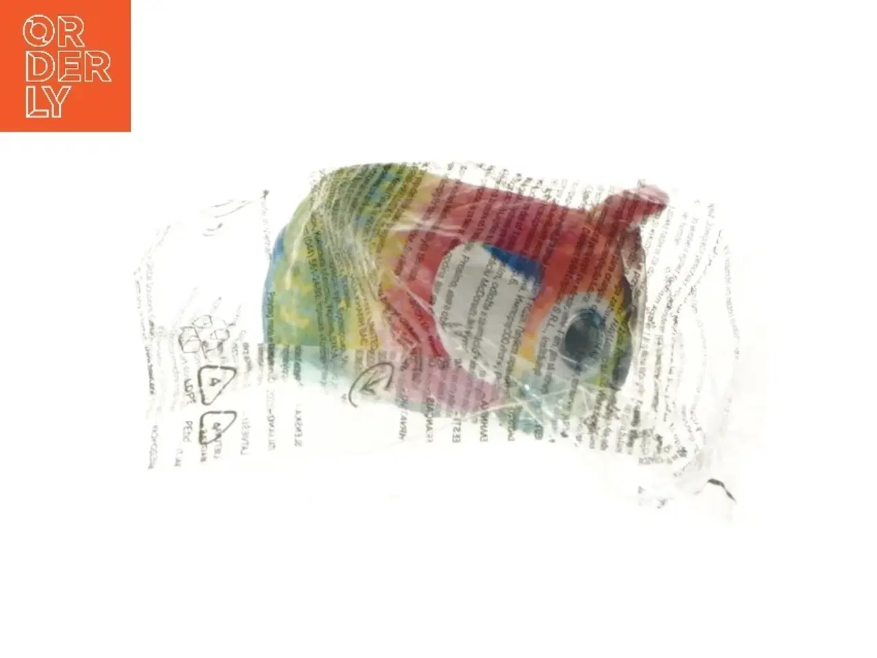 Billede 3 - Farverig bamse i indpakning fra Ty (str. 10 cm)