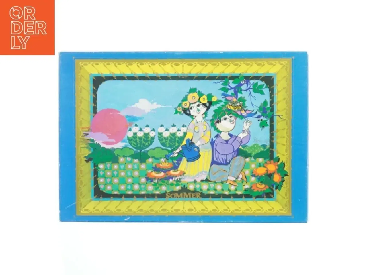 Billede 1 - Sommer puslespil med 500 brikker fra Bjørn Wiinblad (str. 49. x. 36. cm. 500 brikker)