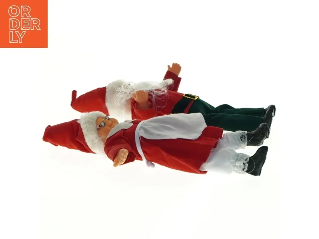 Billede 4 - Julemand og kone figurer (str. 25x18 cm)