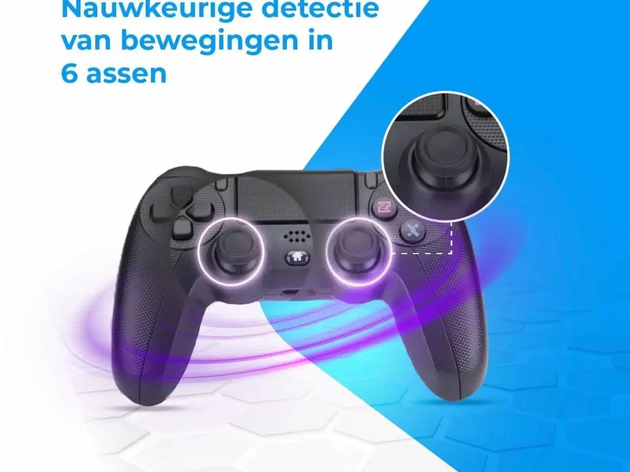 Billede 5 - PlayStation 4 controller - NK Wireless Bluetooth (sort)