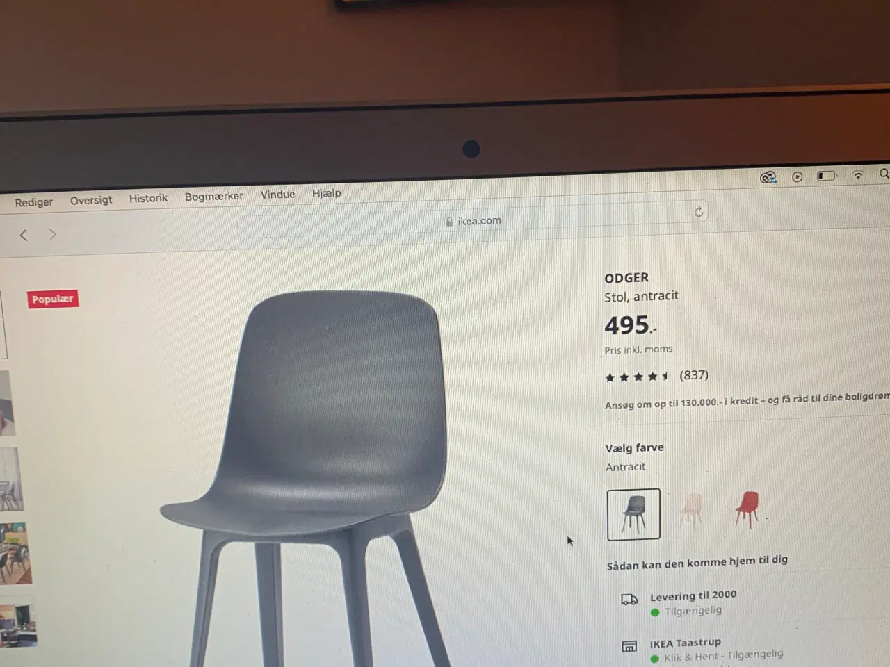 Billede 1 - Spisebordsstole Ikea Odger