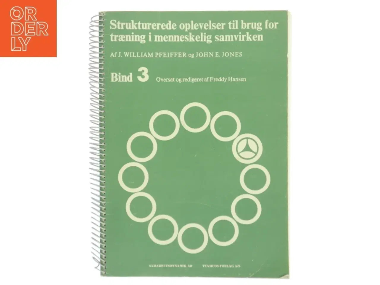 Billede 1 - Strukturerede oplevelser til brug for træning i menneskelig samvirken af J. William Pfeiffer (Bog)