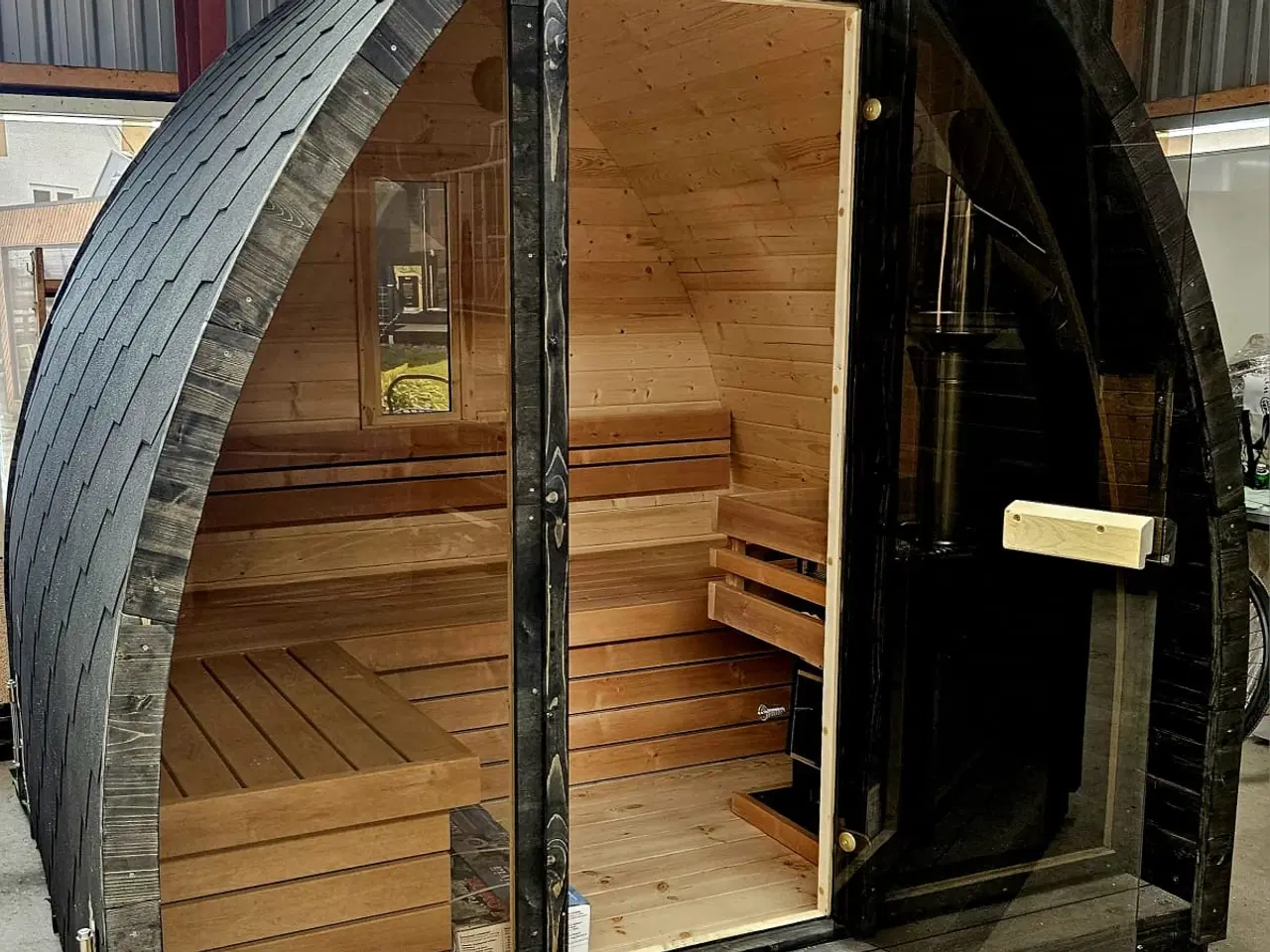 Billede 7 - (Skarp pris) Arkformet 200cm sauna til 4-5 person