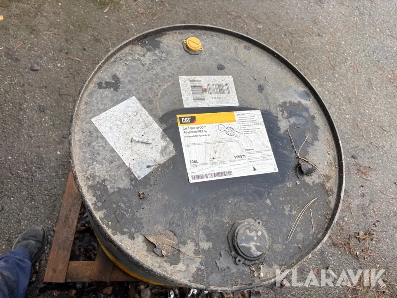 Billede 3 - Hydraulikolie CAT Bio Hydo 208 L