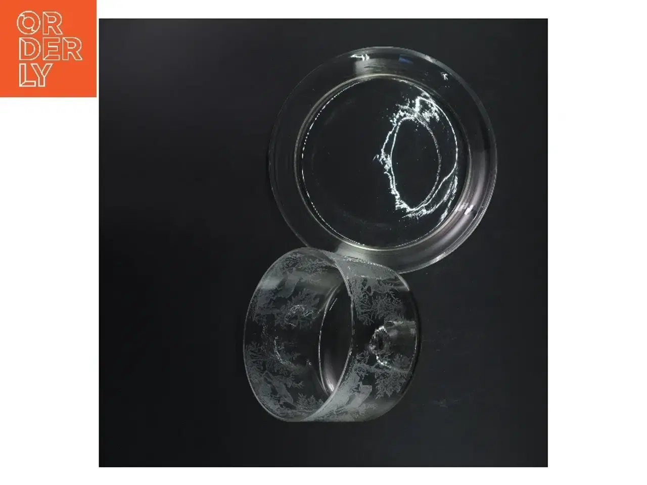 Billede 3 - Kastrup Glasværk Osteklokke .( Ø 21x h 15,5 cm)