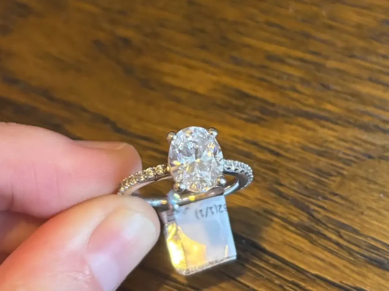 Billede 4 - Forlovelsesring sølv 