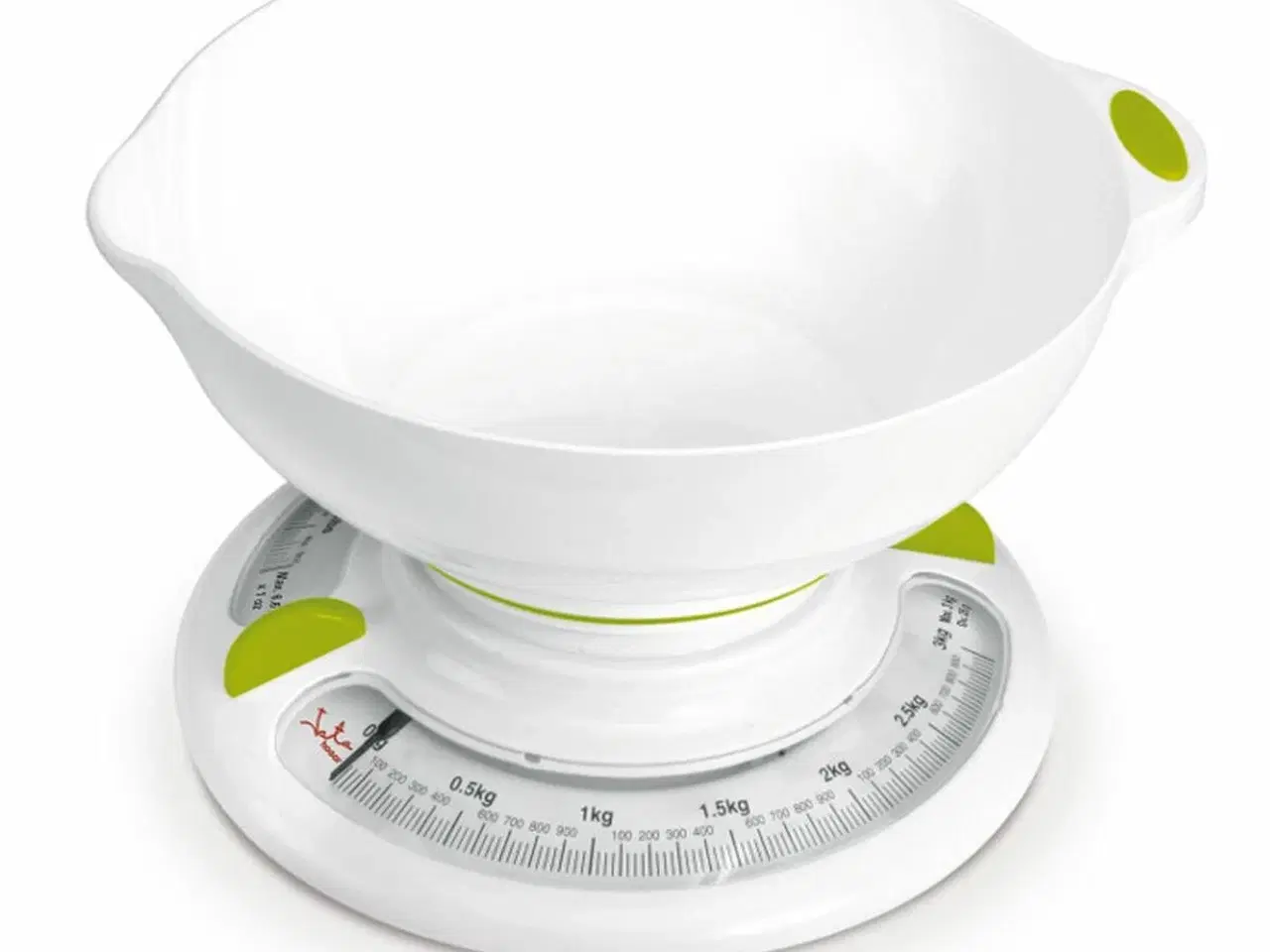 Billede 1 - Køkkenvægt JATA 610N - mekanisk, hvid, 3 kg / 1 l