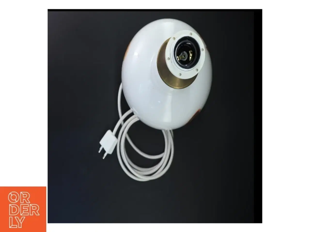 Billede 4 - Bordlampe med hvirvlet design (str. 42 cm)