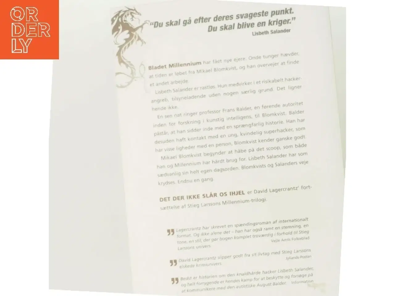 Billede 3 - Det der ikke slår os ihjel af David Lagercrantz (Bog)