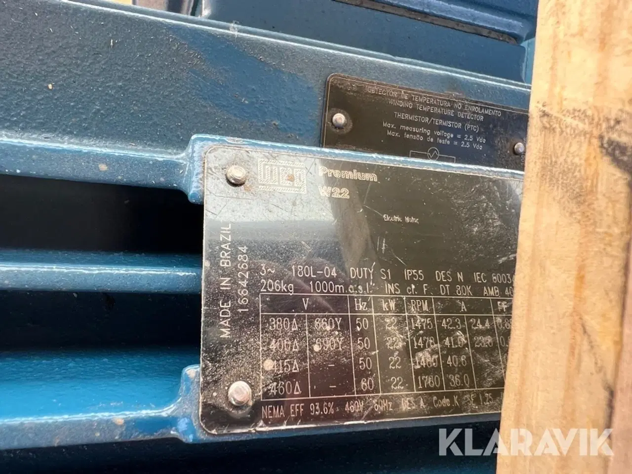 Billede 3 - Elektrisk motor WEG MT 16642684