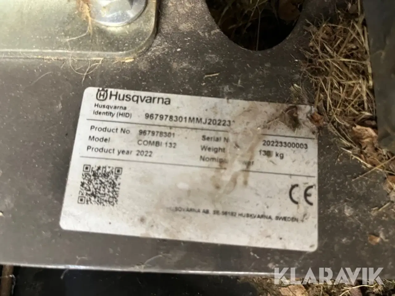 Billede 3 - Klipperbord Husqvarna Combi 132
