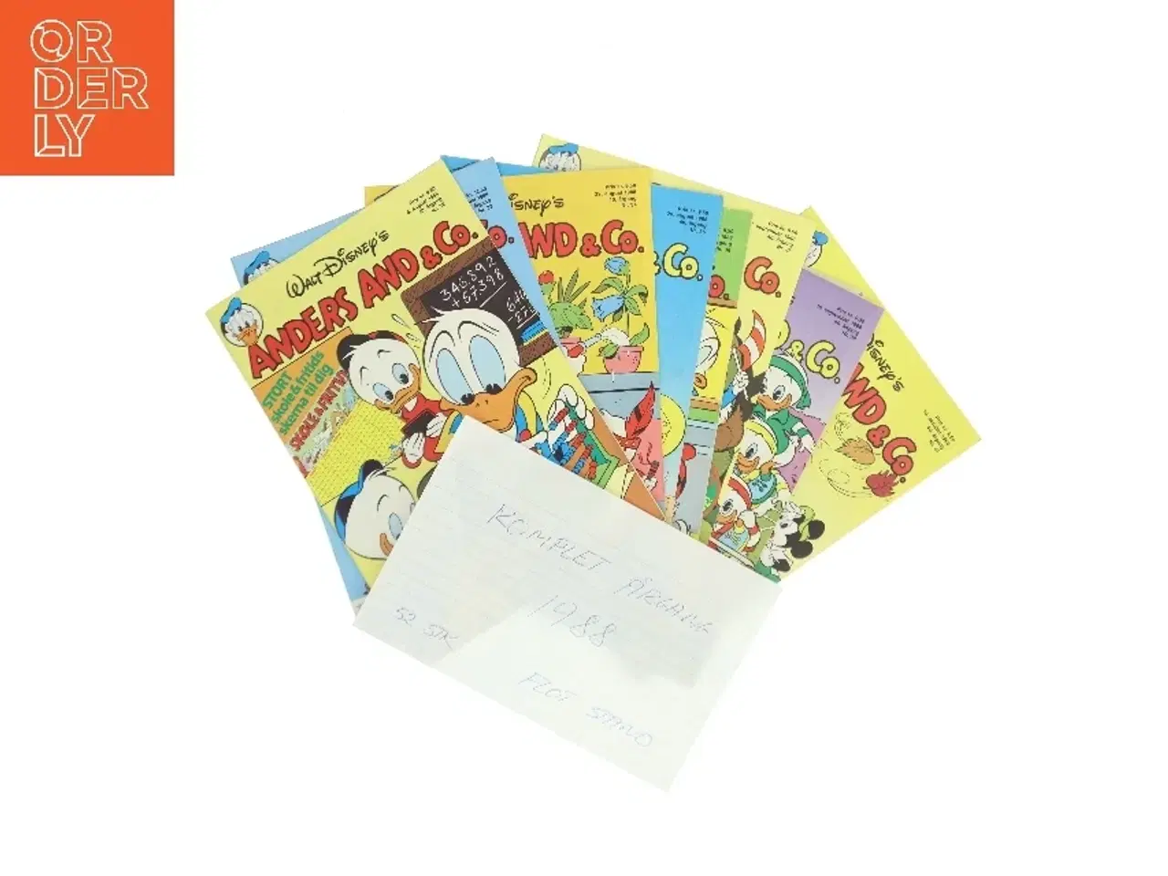 Billede 4 - Komplet årgang 1988 Anders And & Co. 1988 Årgang af Walt Disney (Bog)