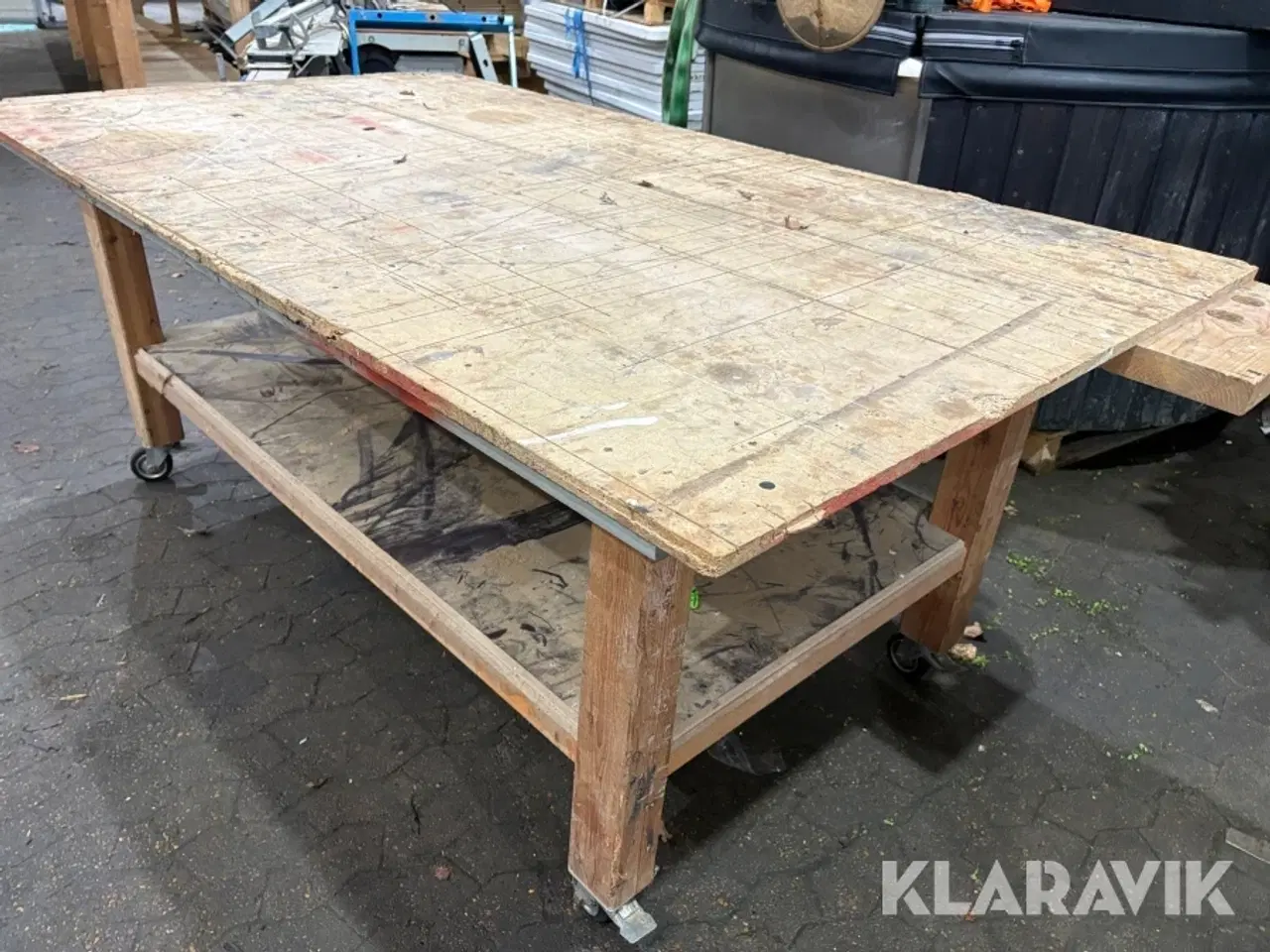 Billede 5 - Arbejdsbord - på hjul