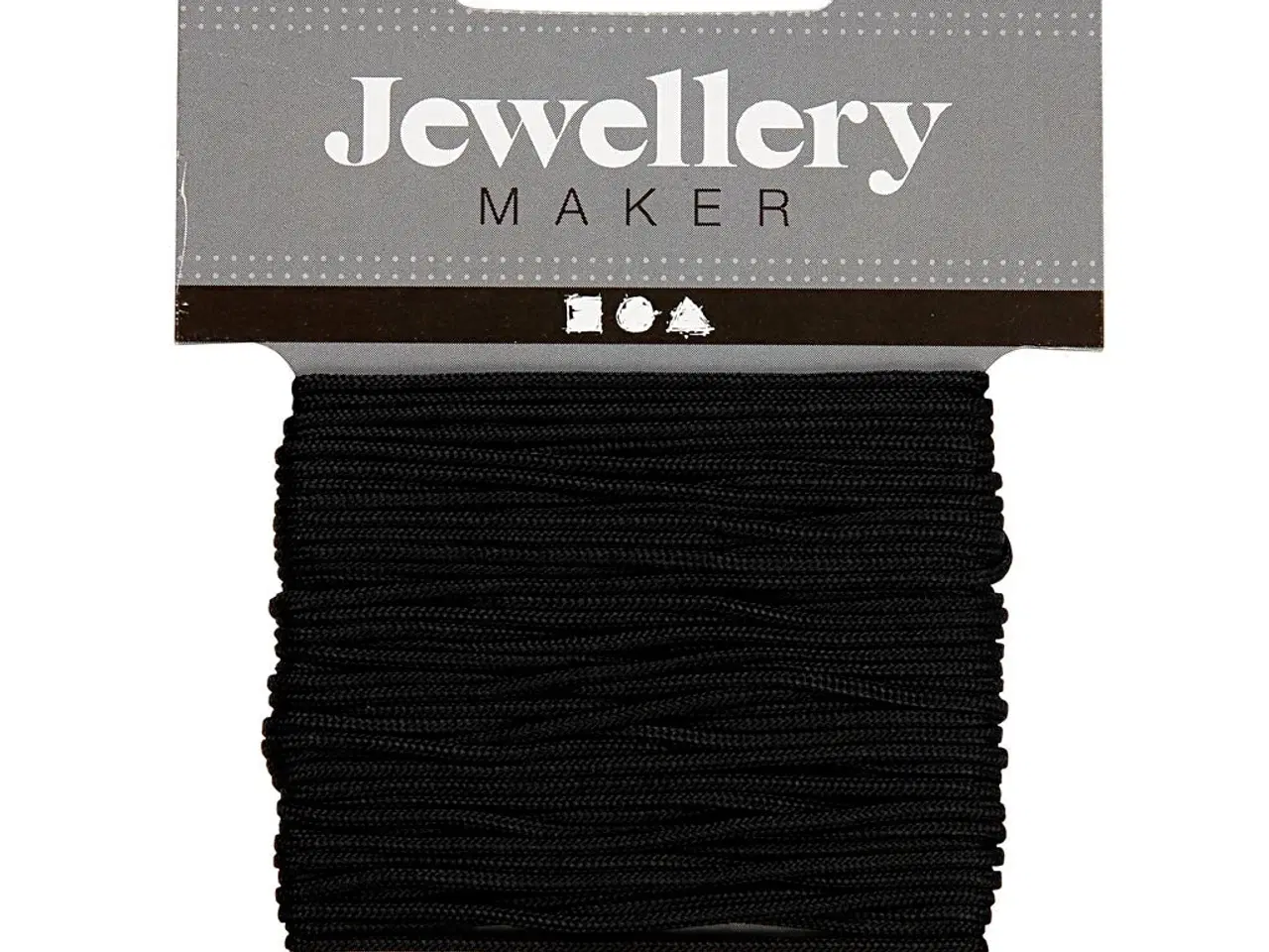 Billede 1 - Sort Knyttesnor 1 mm - 10 m Rulle til Kreative Projekter