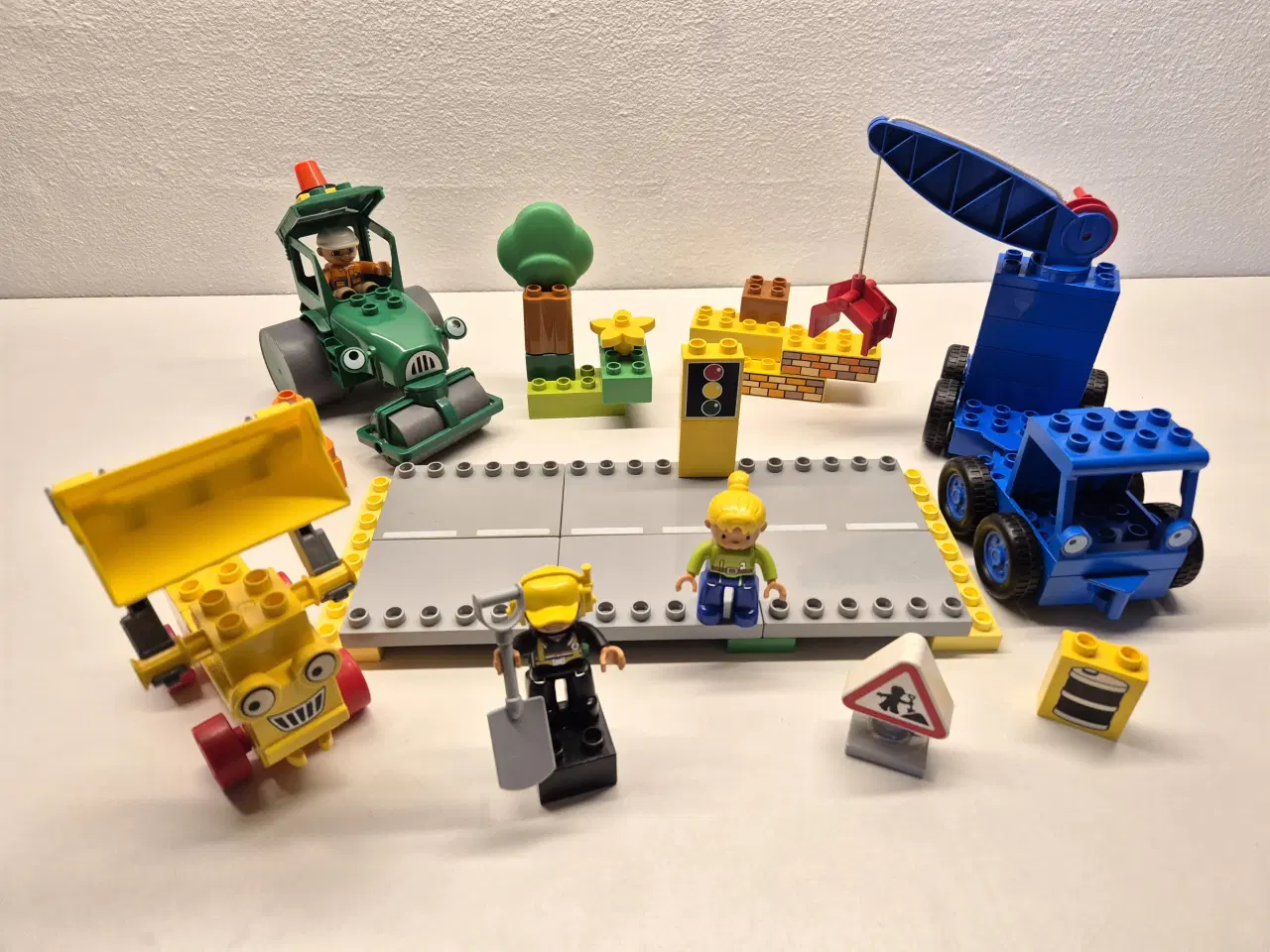 Billede 1 - Duplo Byggemand Bob Vejarbejde, Sælges som vist