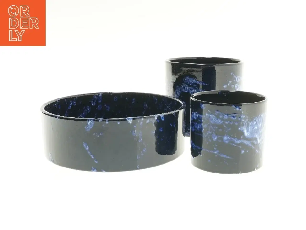 Billede 1 - Keramiske skåle sæt (str. Ø 22 & 14 & 10,5 cm)