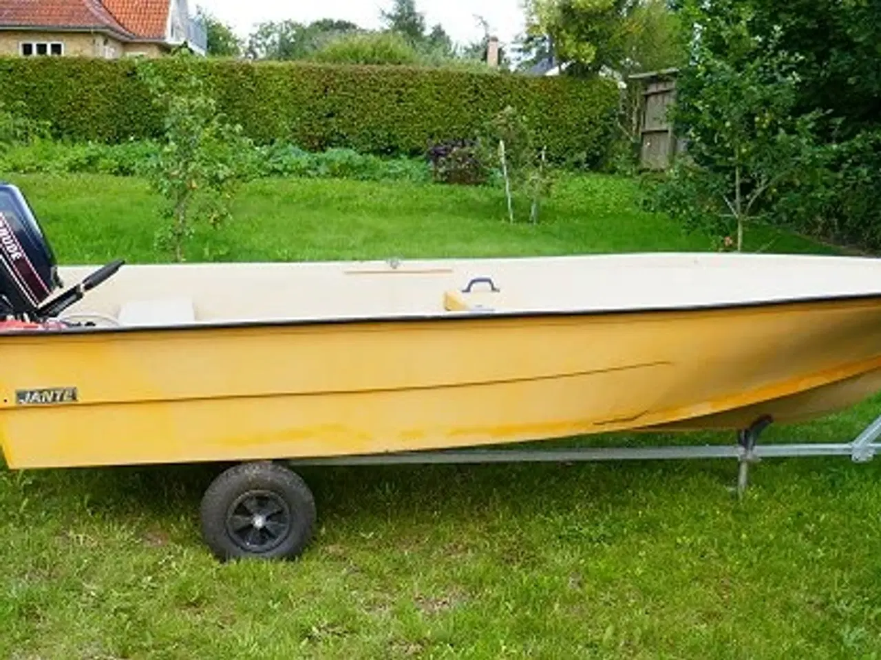Billede 3 - Jante jolle med 15hk Evinrude og ophalervogn