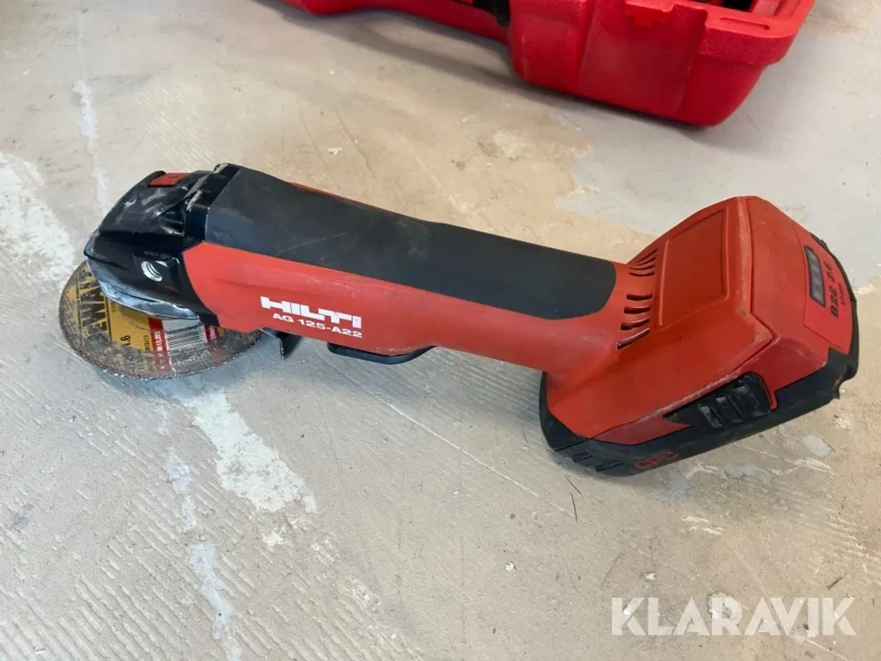 Billede 3 - Akku Vinkelsliber Hilti AG125