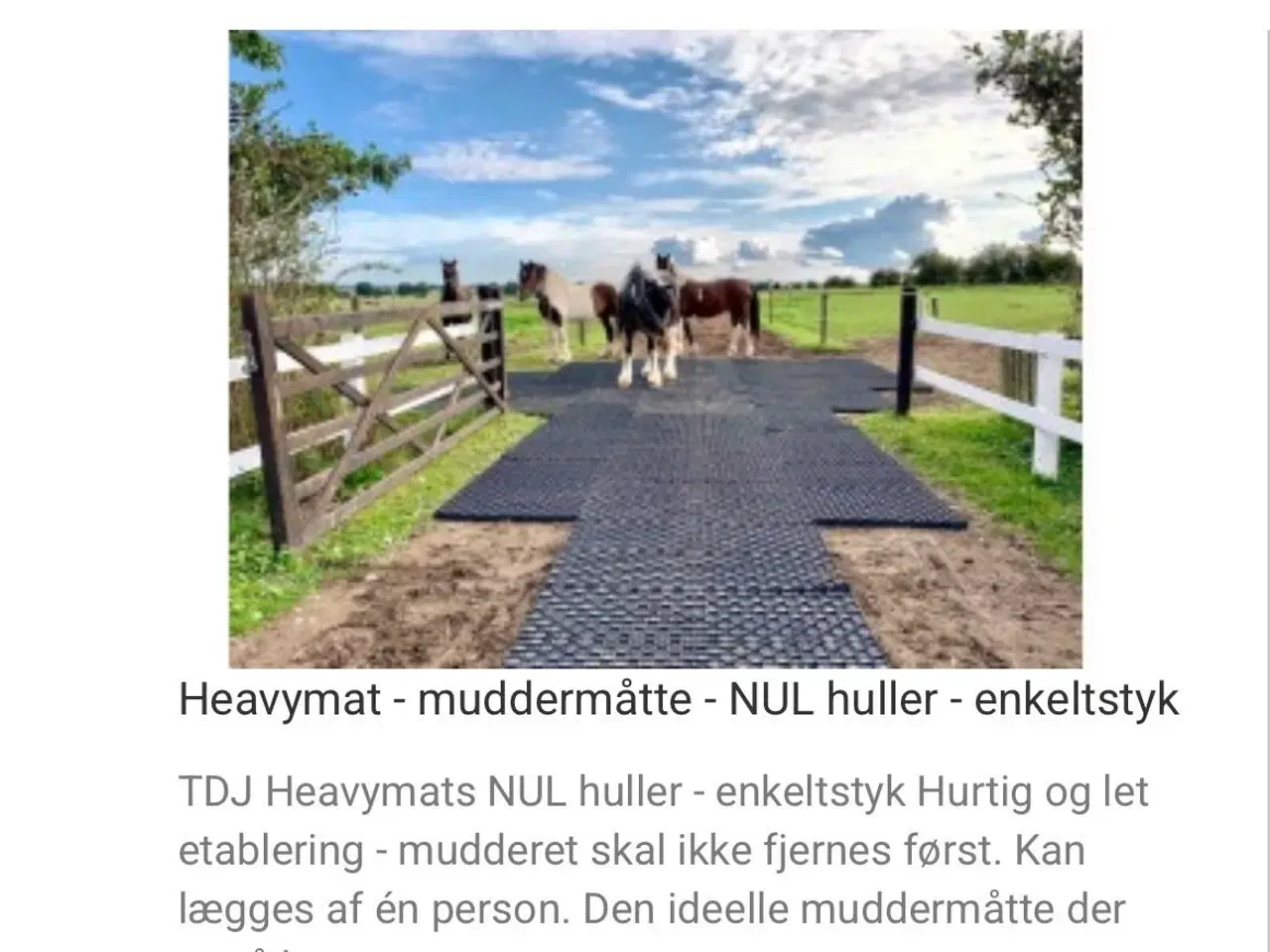 Billede 1 - Heavymats uden huller