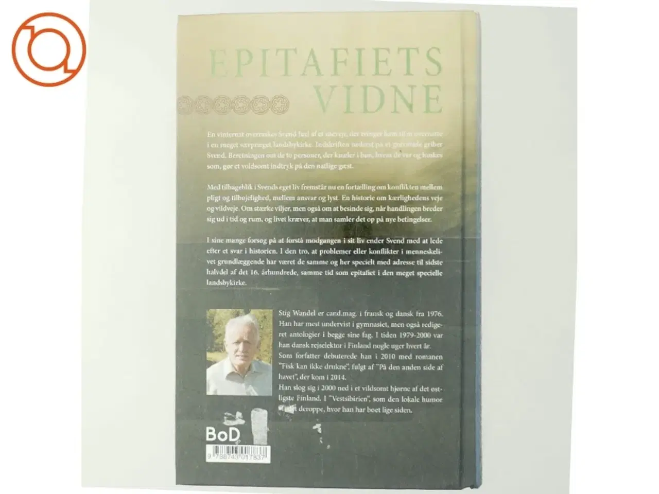 Billede 3 - Epitafiets vidne af Stig Wandel (Bog)