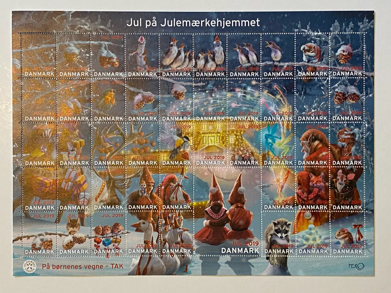 Billede 3 - Julemærker Danmark helark