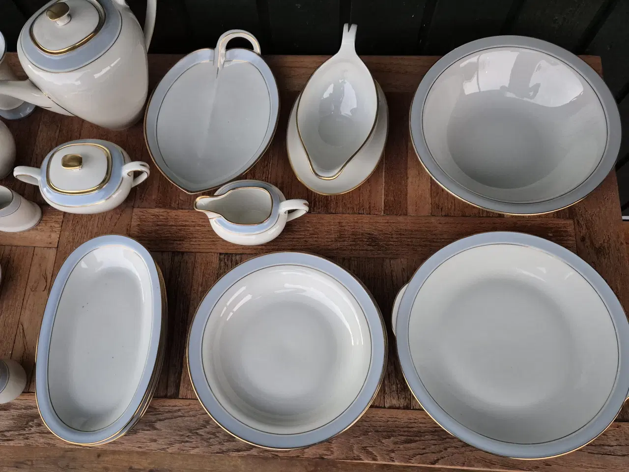Billede 1 - Porcelæn, Spise - kaffestel, Fredensborg K P M,