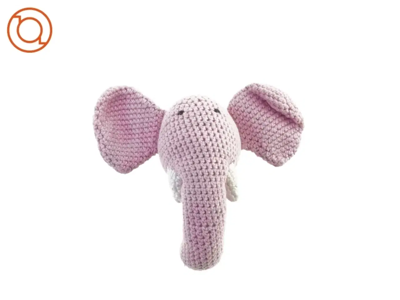 Billede 1 - Elefant bamse, hæklet (str. 12 x 8 cm)