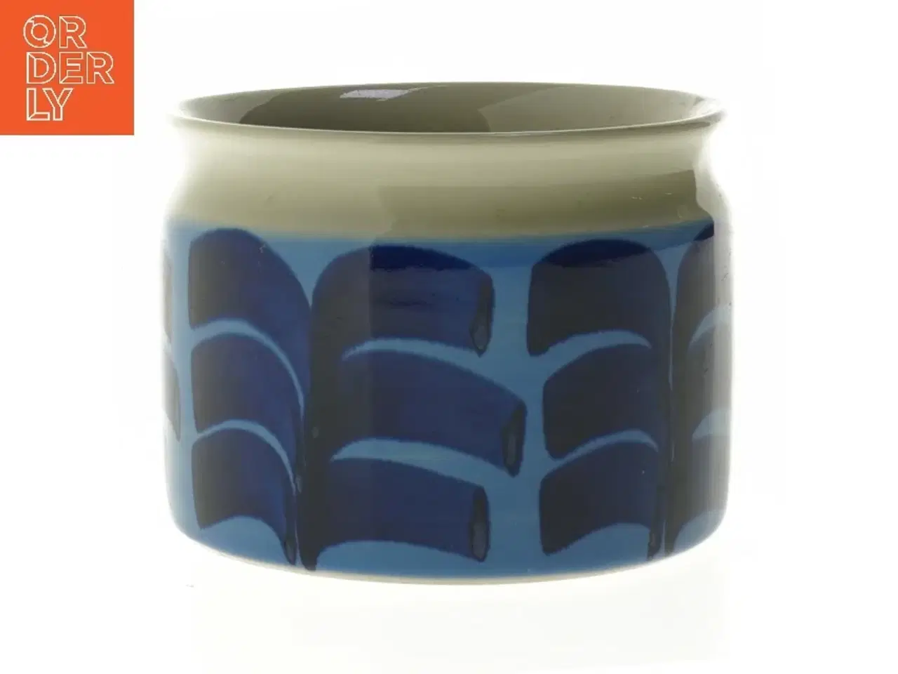 Billede 1 - Keramik krukke fra Rrstrand fra Rrstrand (str. Ø 12,5 cm længde 9,5 cm)