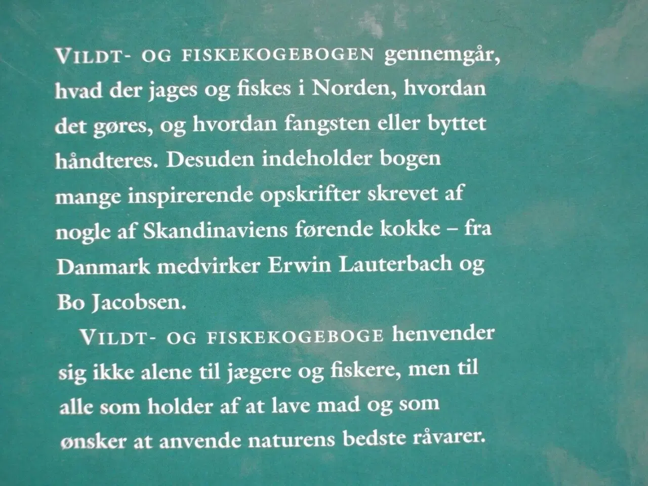 Billede 3 - vildt- og fiskekogebogen, red. af siri reuterstran