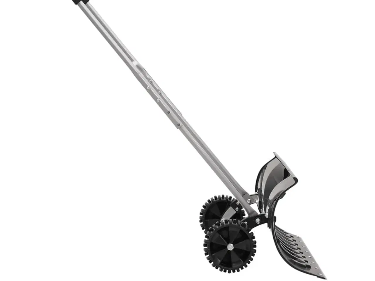Billede 8 - Sneskovl med udvideligt håndtag 66 cm stålblad sort
