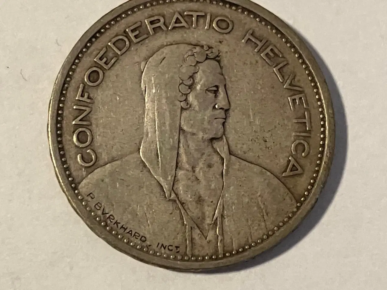 Billede 2 - 5 Francs 1931 B Switzerland