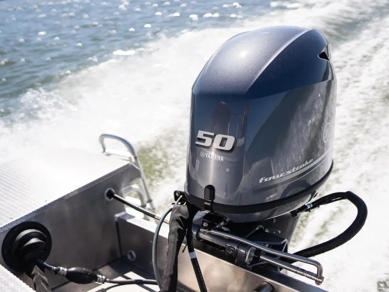 Billede 8 - Yamaha 50 hk - Fjernbetjent, Elektrisk start, power trim