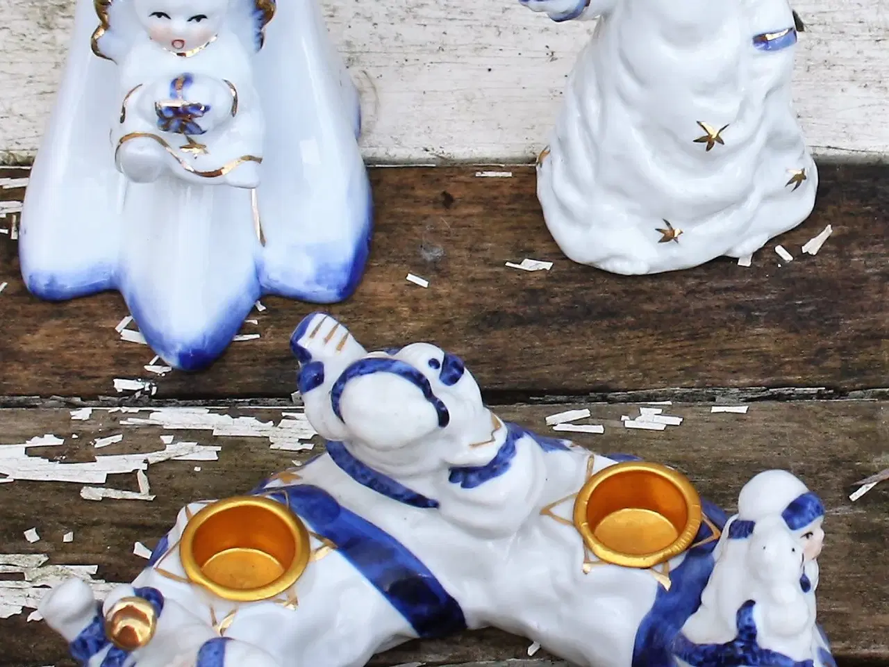 Billede 1 - Engle sæt i porcelæn