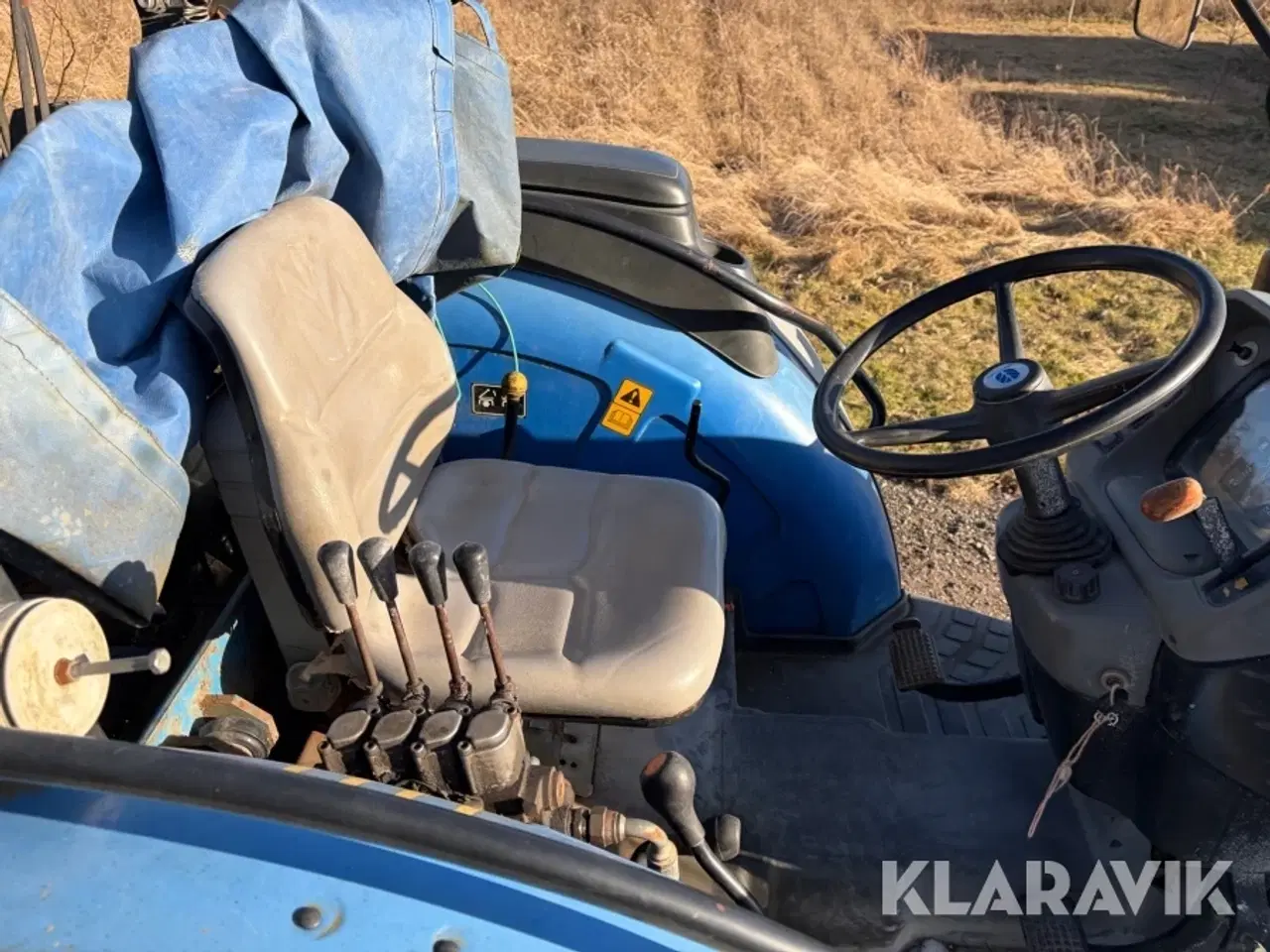 Billede 9 - Traktor New Holland TN60A 8 meter byggelift med kurv