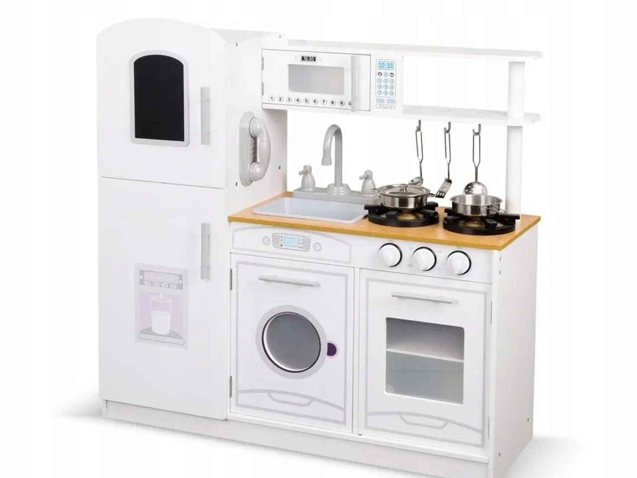 Billede 2 - Legekøkken i træ – PROMIS med tilbehør