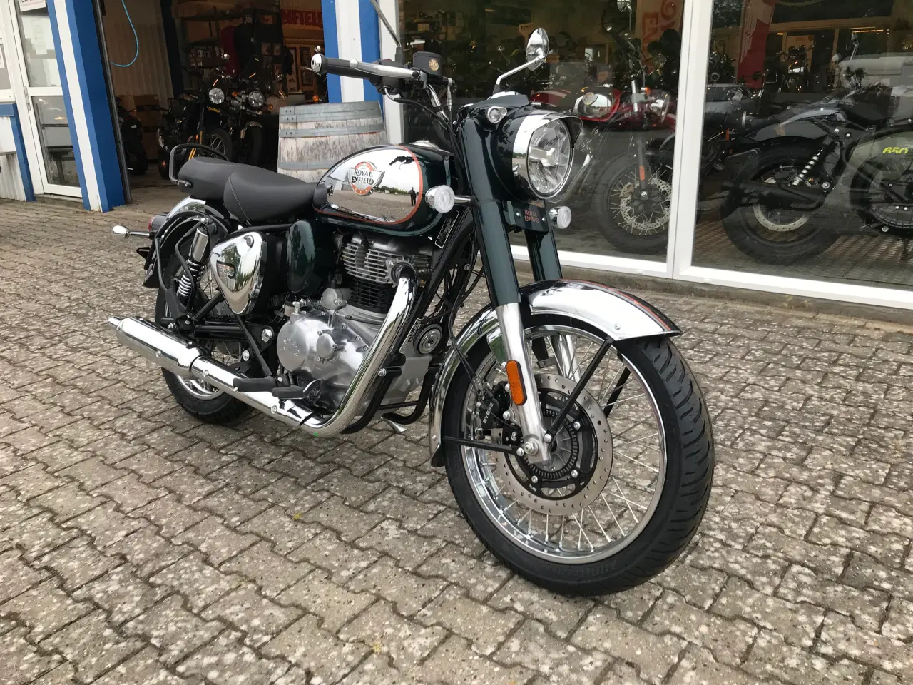 Billede 2 - Royal Enfield Classic 350 Top  Green Chrome