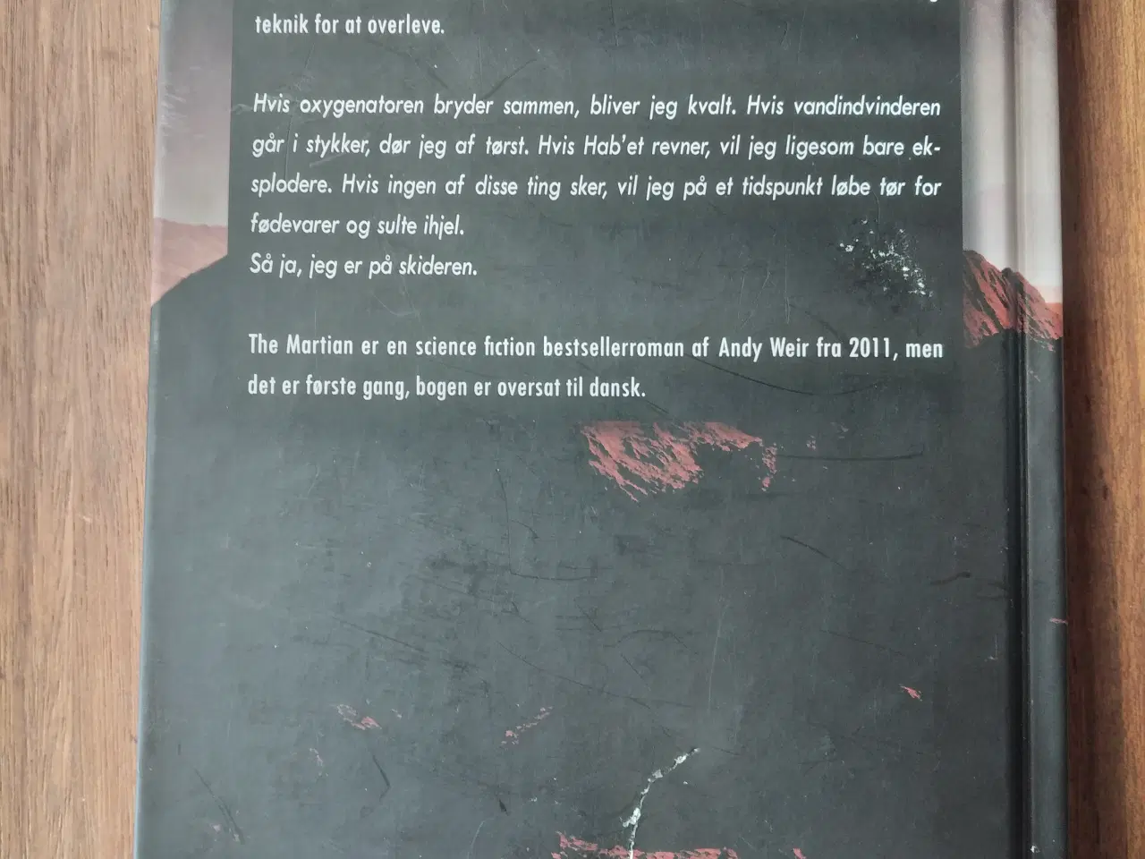 Billede 2 - THE MARTIAN af Andy Weir (dansk udgave)