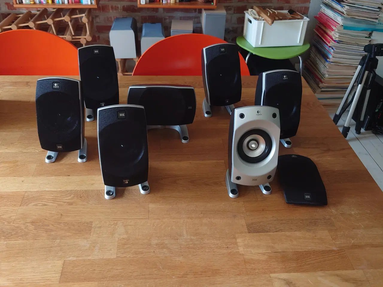 Billede 1 - 7X Logitech THX højtalere 