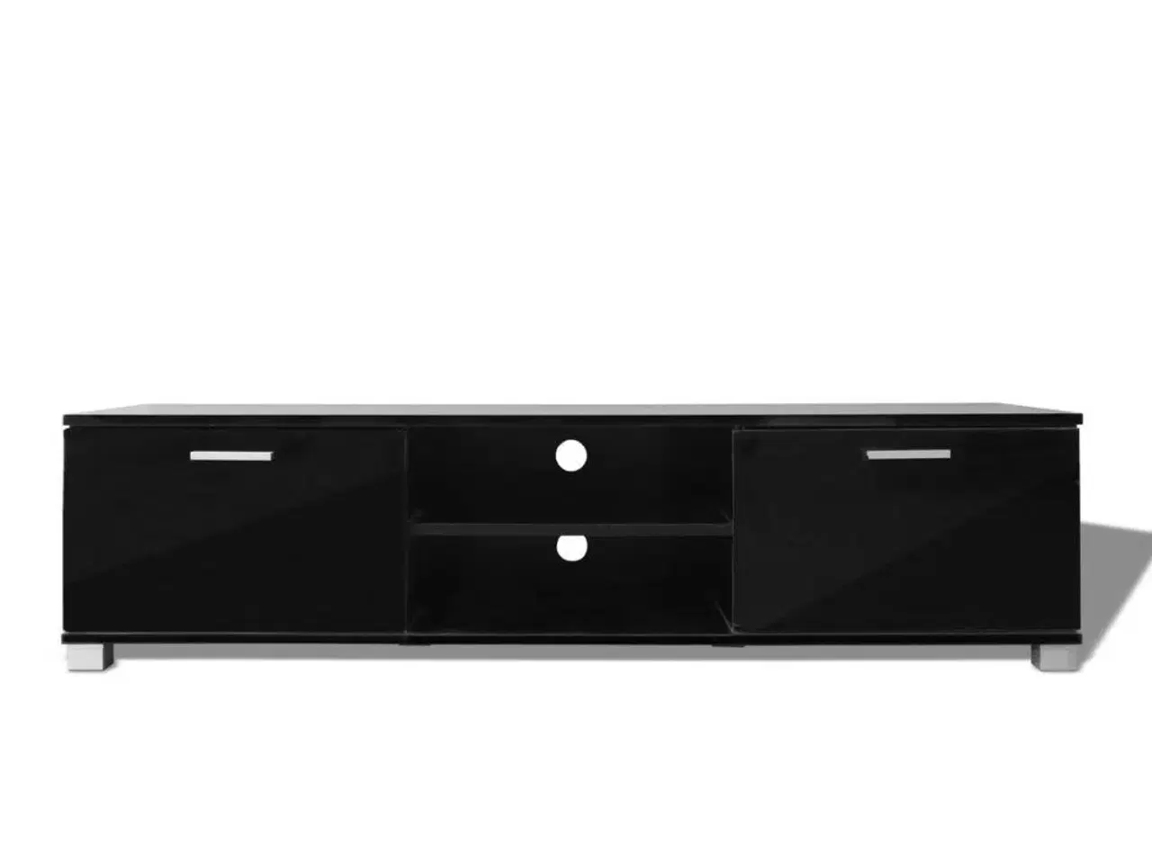 Billede 3 - Tv-bord 140x40,5x35 cm sort højglans