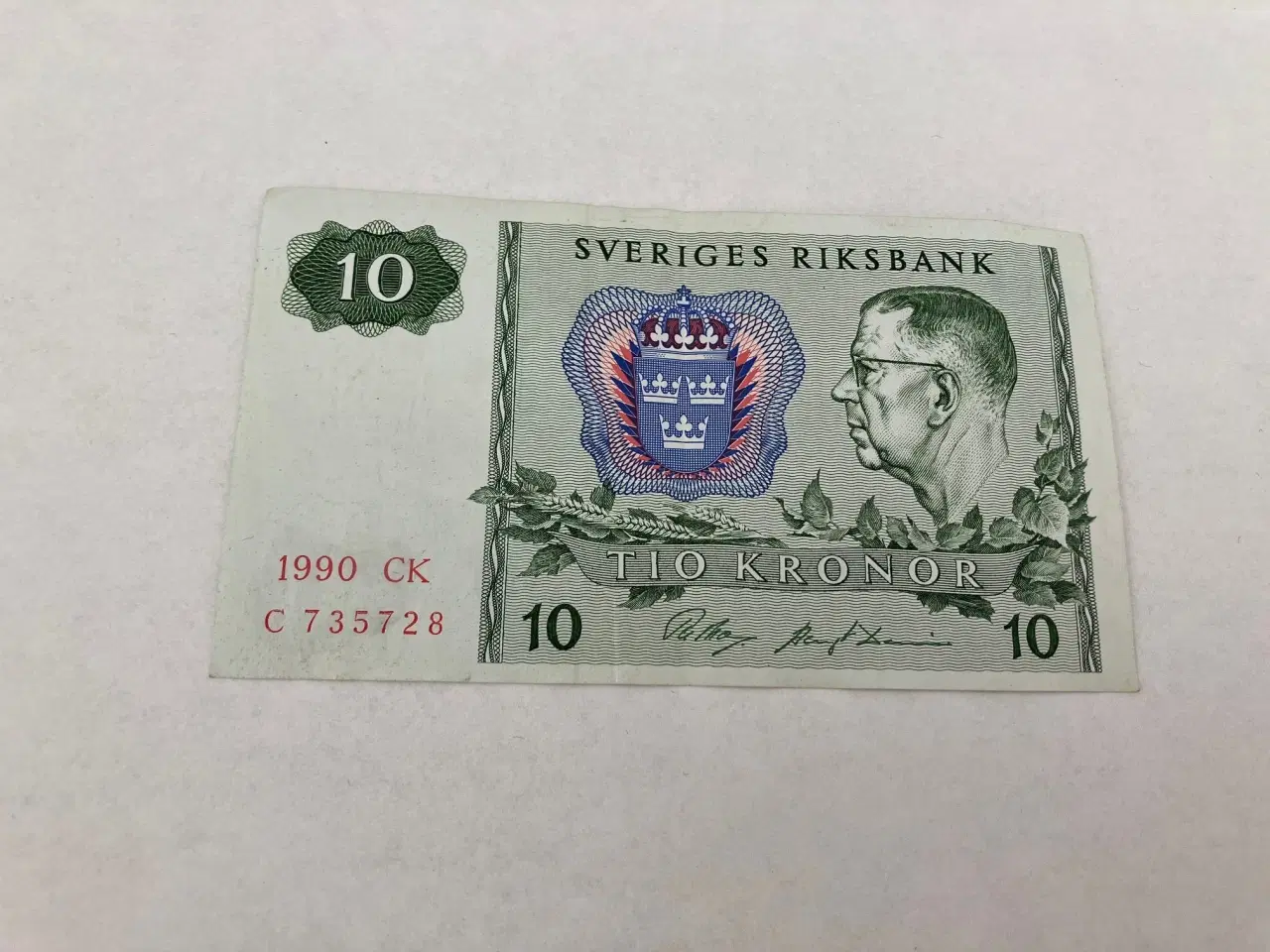 Billede 1 - 10 Kronor 1990 CK Sweden