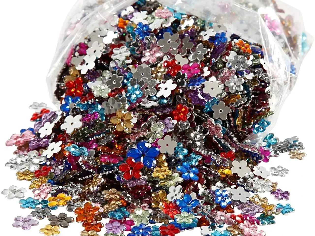 Billede 1 - Ass. Rhinsten 6-12 mm, 2520 stk. i farver