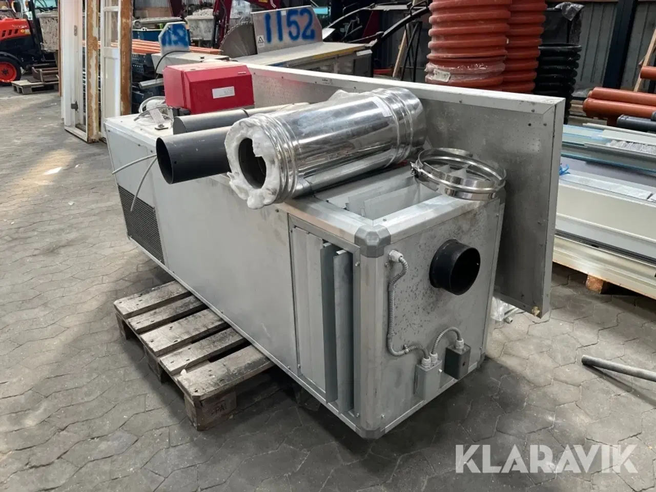 Billede 1 - Kalorifere oliefyr Airheat AV-50 Med solcelle panel
