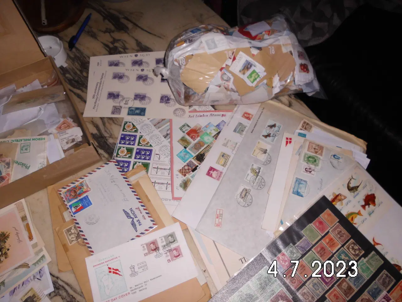 Billede 3 - frimærker rodekasse