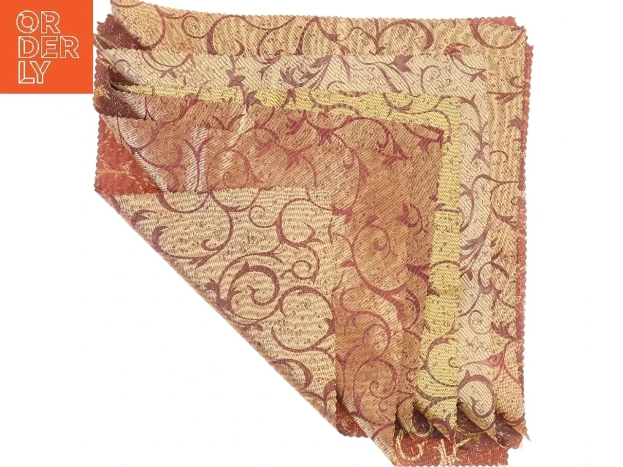 Billede 4 - Mønstrede servietter (str. Cirka 45 x 45 cm)