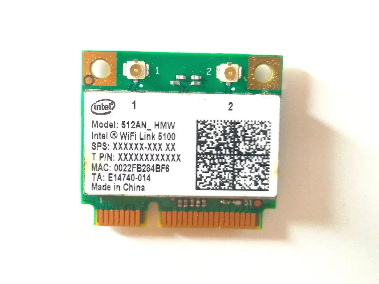 Billede 2 - Wifi modul Intel, Atheros