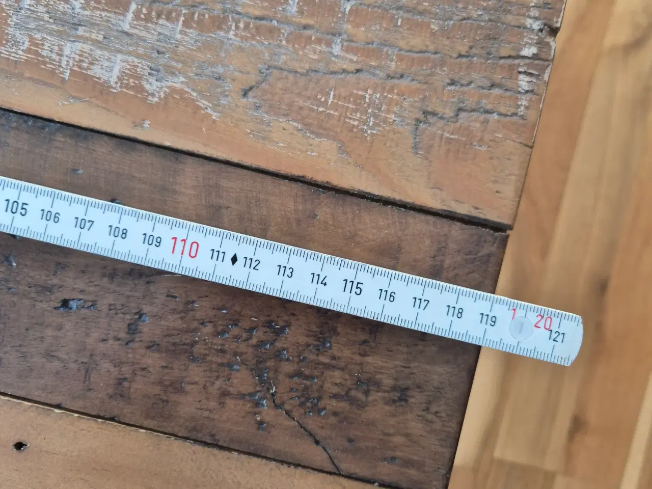 Billede 10 - Sofabord med træ planke udseende 