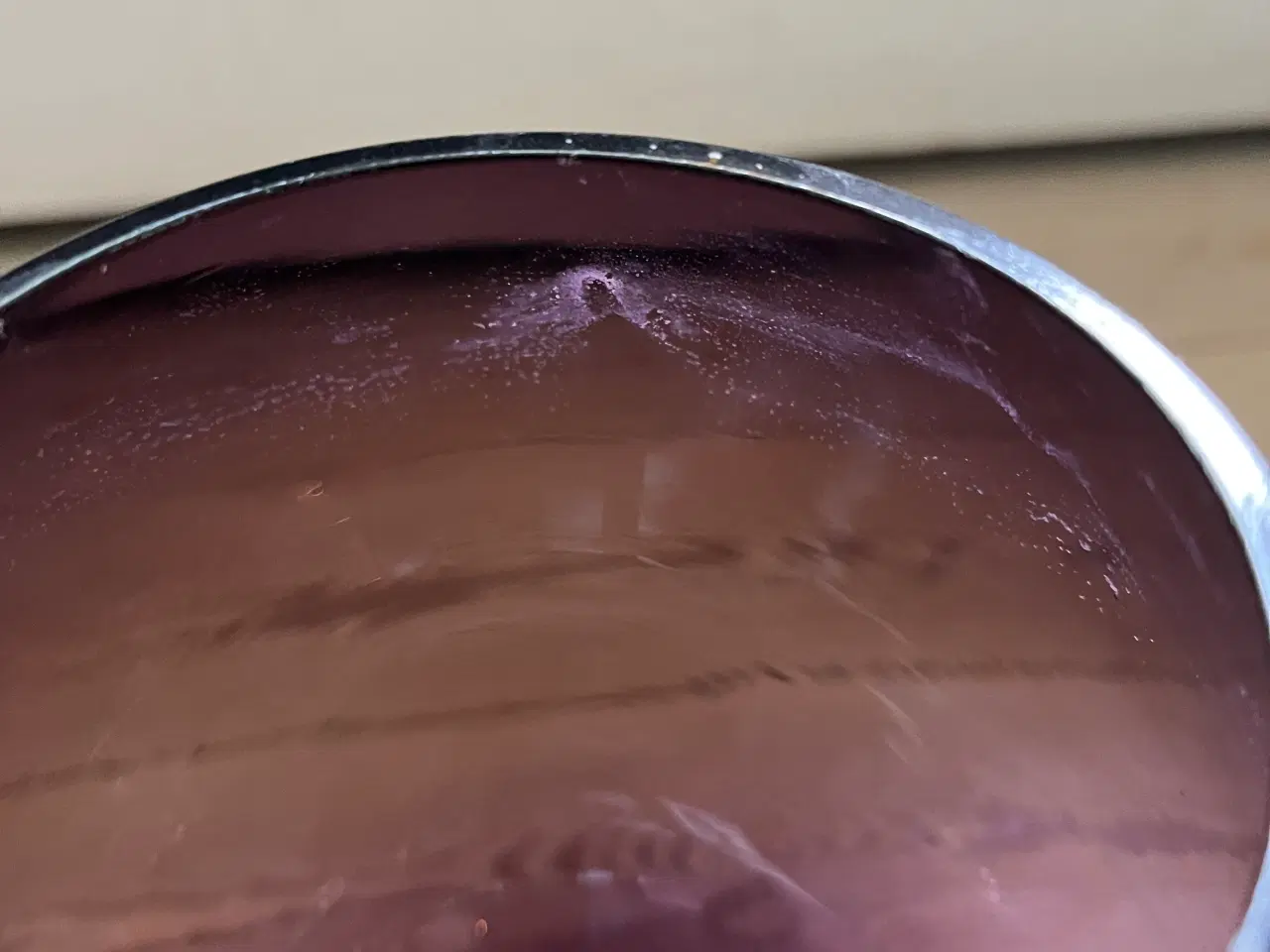Billede 4 - Blommefarvet glas pokal / vase