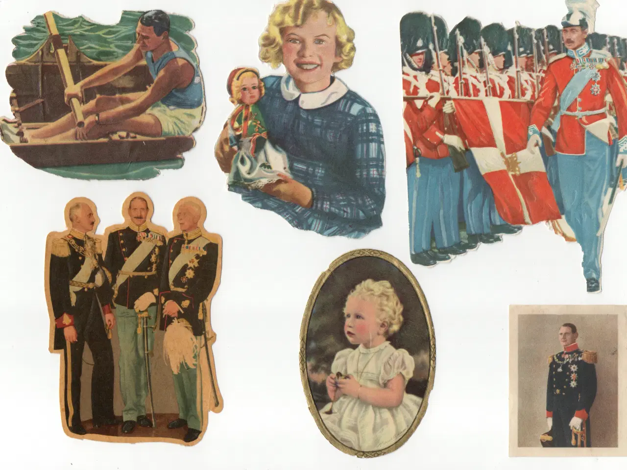 Billede 1 - Glansbilleder af de kongelige